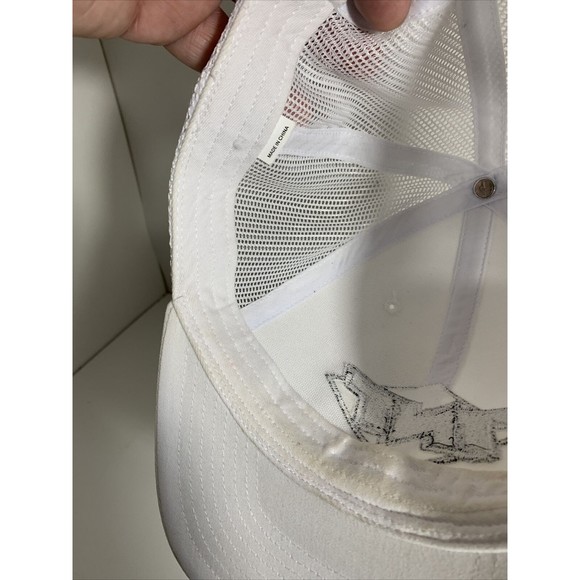 TNT turner Network Television White Mesh Trucker Cap Hat One Size Snapback - Picture 12 of 12